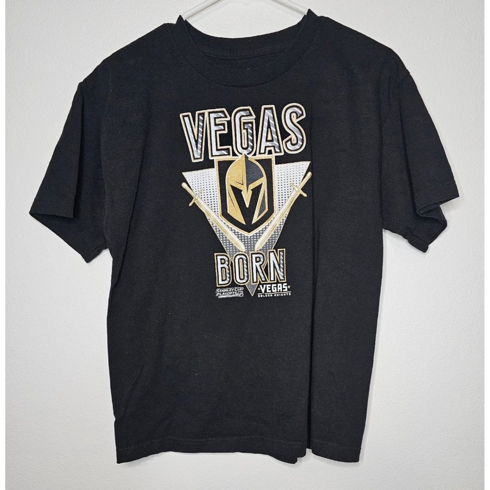 Vegas Golden Knights NHL Hockey Born T-Shirt Size Youth XL 18/20 VGK Viva Las